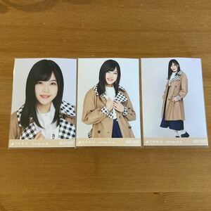 乃木坂46 柴田柚菜 2019.March-Ⅲ トレンチコート コンプ 生写真