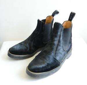 英国製 ジョージコックス × GAUNTLETS サイドゴアブーツ ハラコ size UK7.5