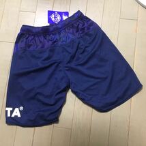 未使用品　160程度　S サッカー プラクティス　パンツ アスレタ ATHLETA カムフラ　希少　送料無料 おしゃれ　ネイビー　ハーフパンツ _画像3