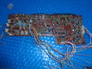 X50-1680-00 basis board TS-830 TS-830V TRIO HF transceiver disassembly parts postage 520 jpy 