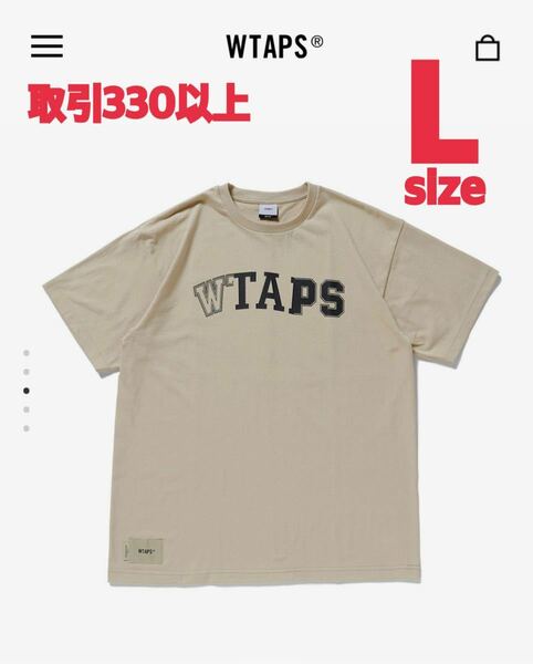 WTAPS 2022SS RANSOM SS T-SHIRT BEIGE Lサイズ ダブルタップス Tシャツ ランサム ロゴ ベージュ TEE Tシャツ