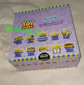 ソフビパペットマスコット 全種セット BOX ボックス 箱 リトルグリーンメン エイリアン ディズニー Toy Story トイストーリー ピクサー