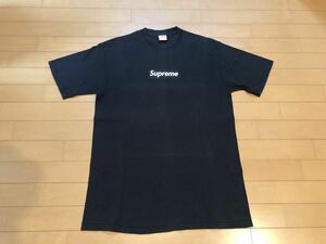 初期 supreme シュプリーム BOXロゴTシャツ ボックスロゴTシャツ ブラック 黒 Lサイズ