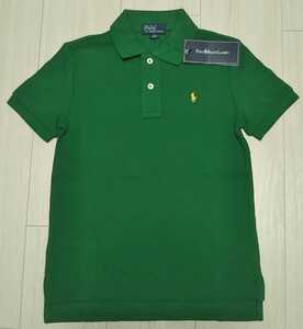 新品★POLO RALPH LAUREN★ポロラルフローレン★ポロシャツ★120cm★6★半袖★グリーン★定価7260円★