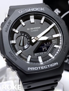 新品 G-SHOCK Gショック ジーショック カシオ CASIO 正規品 腕時計 アナデジ腕時計 多機能腕時計 ウォッチ 八角形フォルム GA-2100-1A