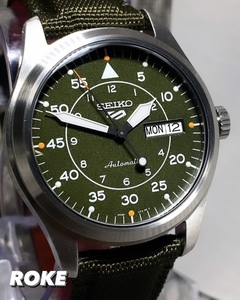 NEW ロゴ モデル 新品 SEIKO セイコー セイコーファイブ セイコー5スポーツ 自動巻き 腕時計 正規品 FIELD STREET フィールドストリート