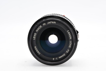 CANON LENS NEW FD 24mm F2 FDマウント MF一眼レフ用 キャノン 広角単焦点レンズ 希少 ■01991_画像2