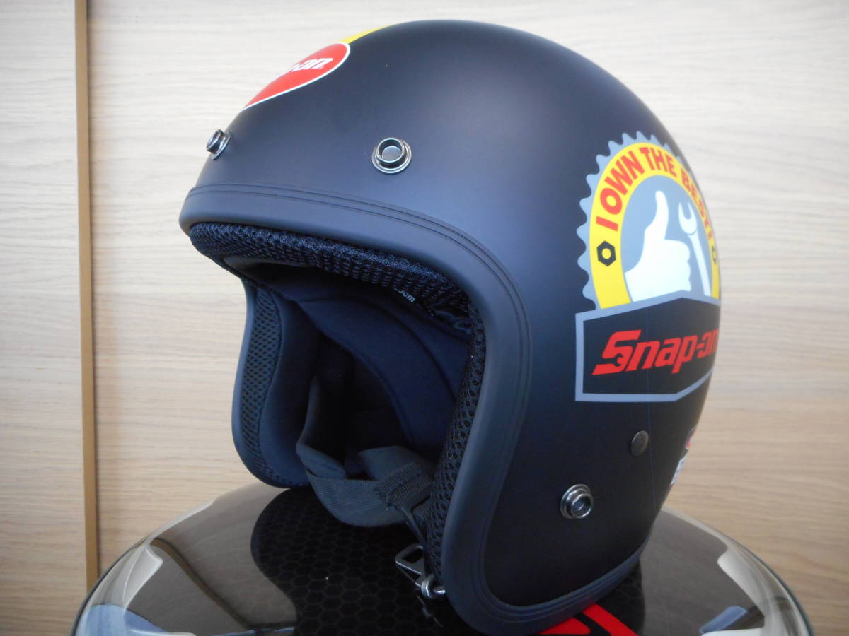 Snap-on スナップオン ヘルメット ジェット フリーサイズ オートバイ