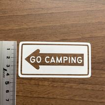 170. 【送料無料】 GO CAMPING カッティングステッカー キャンプ アウトドア【新品】_画像3