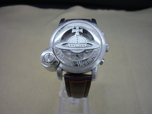 【腕時計】　Vivienne Westwood　ヴィヴィアンウエストウッド　アナログ3針　クォーツ式（電池）　ベルト社外品　SY01-V29
