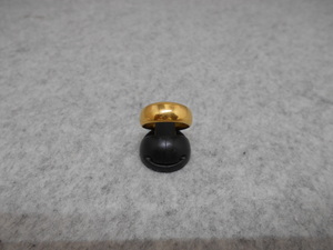 【リング】　K24（純金）(刻印有)　24金　イエローゴールド　デザインリング　フリーサイズ（現状約12.5号）　SY02-FW2　☆