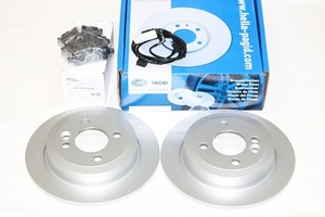 BMW MINI リアパット低ダスト ローター センサーR55/56/57/58/59 Cooper/One/ガソリン/ディーゼル34216778327/34356792573/34216774987後期