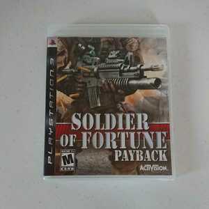 海外版 輸入盤 北米版 PS3 プレイステーション3 ソフト SOLDIER OF FORTUNE PAYBACK 動作確認済 送料無料！