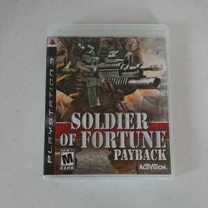 海外版 輸入盤 北米版 PS3 プレイステーション3 ソフト SOLDIER OF FORTUNE PAYBACK 動作確認済 送料無料!