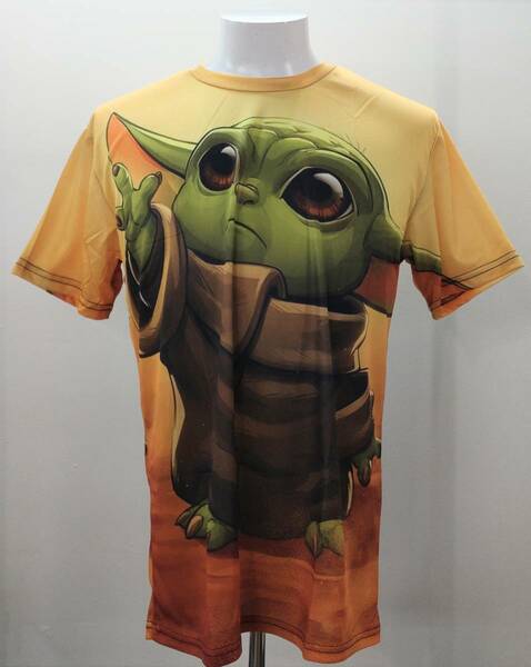 送料無料　【Lサイズ】スターウォーズ　Tシャツ　ベビーヨーダ　ヨーダ　STARWARS　ジェダイ　ファンスマ