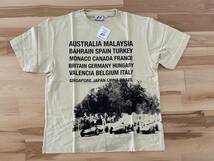 新品タグ付き Formula1 Tシャツ サイズM ベージュ_画像1