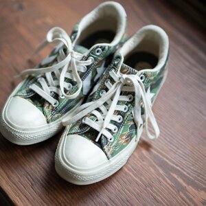 CONVERSE CANVAS CHEVRONSTAR TG-CAMO OX(1C1083) Converse canvas sheb long Star Tiger duck OX