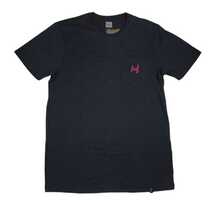 HUF ハフ STAGE POCKET TEE ステージ ポケット Tシャツ black ピンク 刺繍 サイズ M 新品 未使用 送料無料_画像1