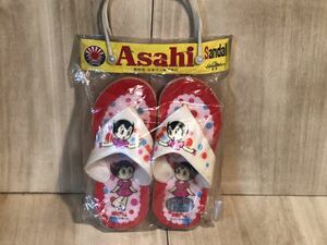 新品　未開封　当時物　Asahi beach sandals ビーチサンダル　鉄腕アトム　astro vintage 昭和レトロ　手塚治虫　アニメ　ウラン