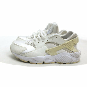 k■【24.5cm】ナイキ/NIKE 634835 WMNS AIR HUARACHE RUN エア ハラチ スニーカー/白/LADIES■49【中古】