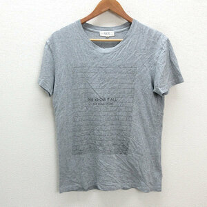 y# Beams /B:MING BEAMS print T-shirt # ash [ men's M ]MENS/38[ used ]