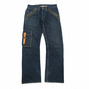 k# Johnbull /Johnbull 11081 5 pocket cargo Denim pants / jeans [S]MENS#184[ used ]