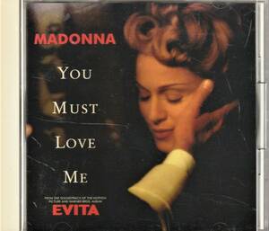 MADONNA　マドンナ　You Must Love Me (Single Version) 　国内盤CDシングル　WPCR-841　：　EVITA　エビータ