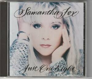 Samantha Fox　サマンサ・フォックス　Just One Night　国内盤CDアルバム　：　BVCQ-1007