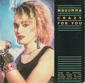 MADONNA　マドンナ　Crazy For You　オーストラリア盤 7” シングル レコード 　：　Sammy Hagar