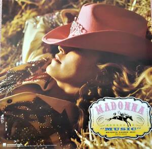 MADONNA　マドンナ　MUSIC (Single)　　オーストラリア製 非売品 プロモ用 ポスター
