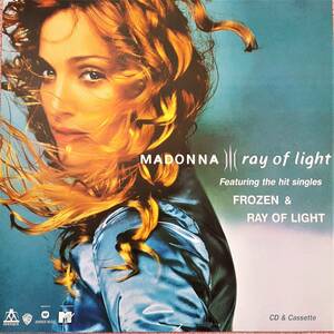 MADONNA　マドンナ 　Ray Of Light 　レイ・オブ・ライト　シンガポール製 貴重 ポスター