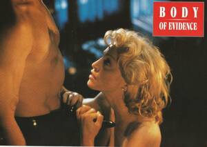新品未使用　映画 Body Of Evidence （ボディ） ドイツ製 宣伝用 ロビーカード　15枚セット　：　MADONNA　マドンナ