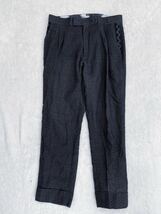 SWG BLACK PLATINUM size32 タックテーパードパンツ スラックス グレー Swagger スワッガー 和柄 ジャポニズム ブラックプラチナム_画像1