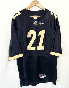 ■ NIKE Purdue Boilermakers #21 ユニフォーム Tシャツ シャツ 古着 ナイキ ボイラーメーカーズ カレッジ アメフト 黒 サイズM ■