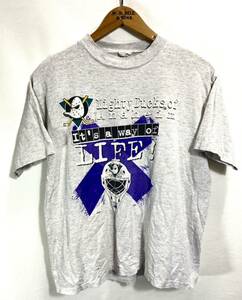 ■ 子供用 90s 90年代 ビンテージ WAVES NHL Mighty Ducks Anaheim Tシャツ アイスホッケー マイティ ダックス Disney ディズニー L ■
