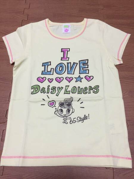 DAISY　LOVERS　デイジー　Tシャツ　130　　未使用品　黄色　/　③