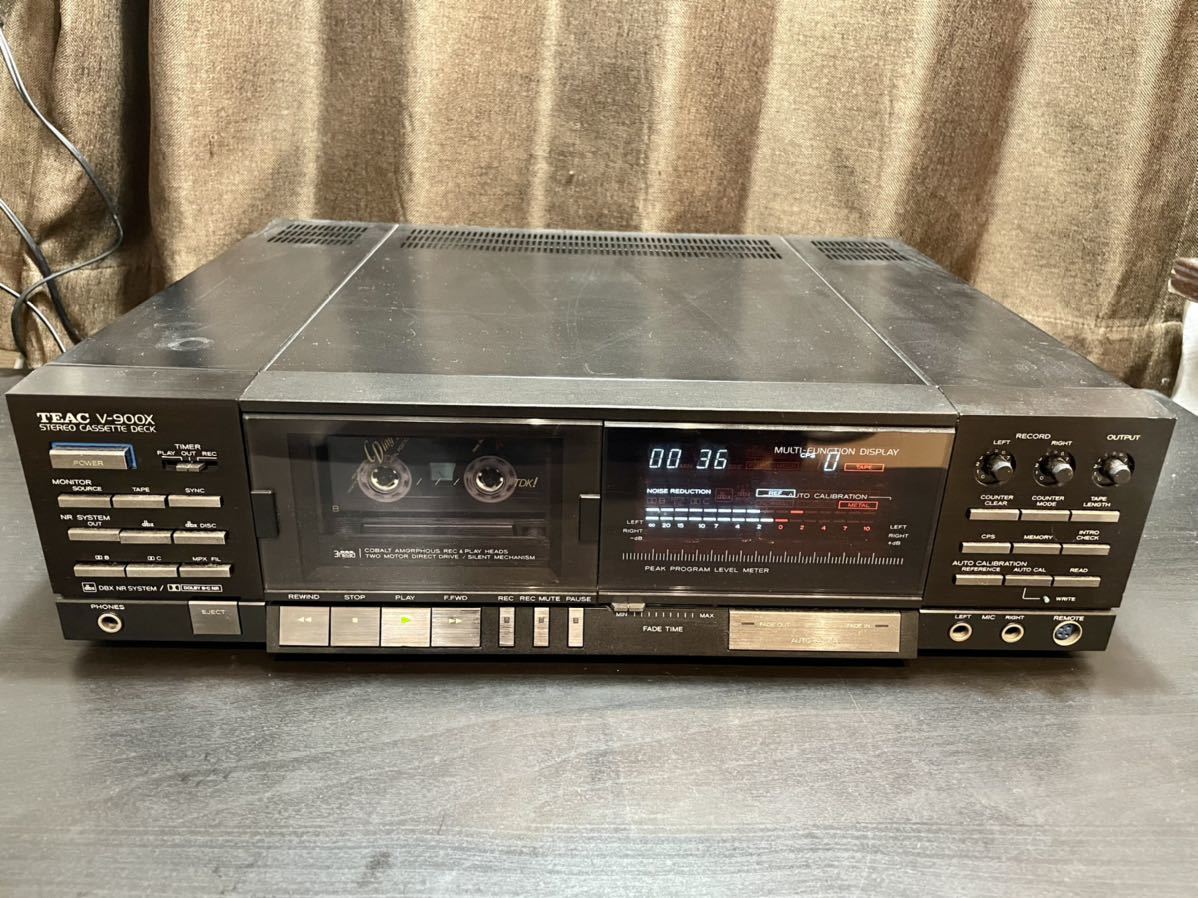 値下げ!!TEAC 3ヘッドカセットデッキ V-900X(ジャンク) | tspea.org