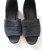 2020SS evam eva / エヴァムエヴァ leather sandal BLACK 34/22.5 * レディース レザー サンダル シューズ_画像6