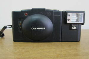【13103】OLYMPUS　Electronic Flash A11　f=35mm 1:3.5　オリンパス　コンパクト　フィルムカメラ　コレクション　動作未確認