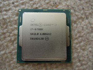 Intel Core i7 6700K 中古美品 保証付き