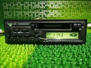 『psi』 ケンウッド RX-290 1DINサイズ カセットレシーバー カセット再生不良 外観美品 スズキ純正オプション品