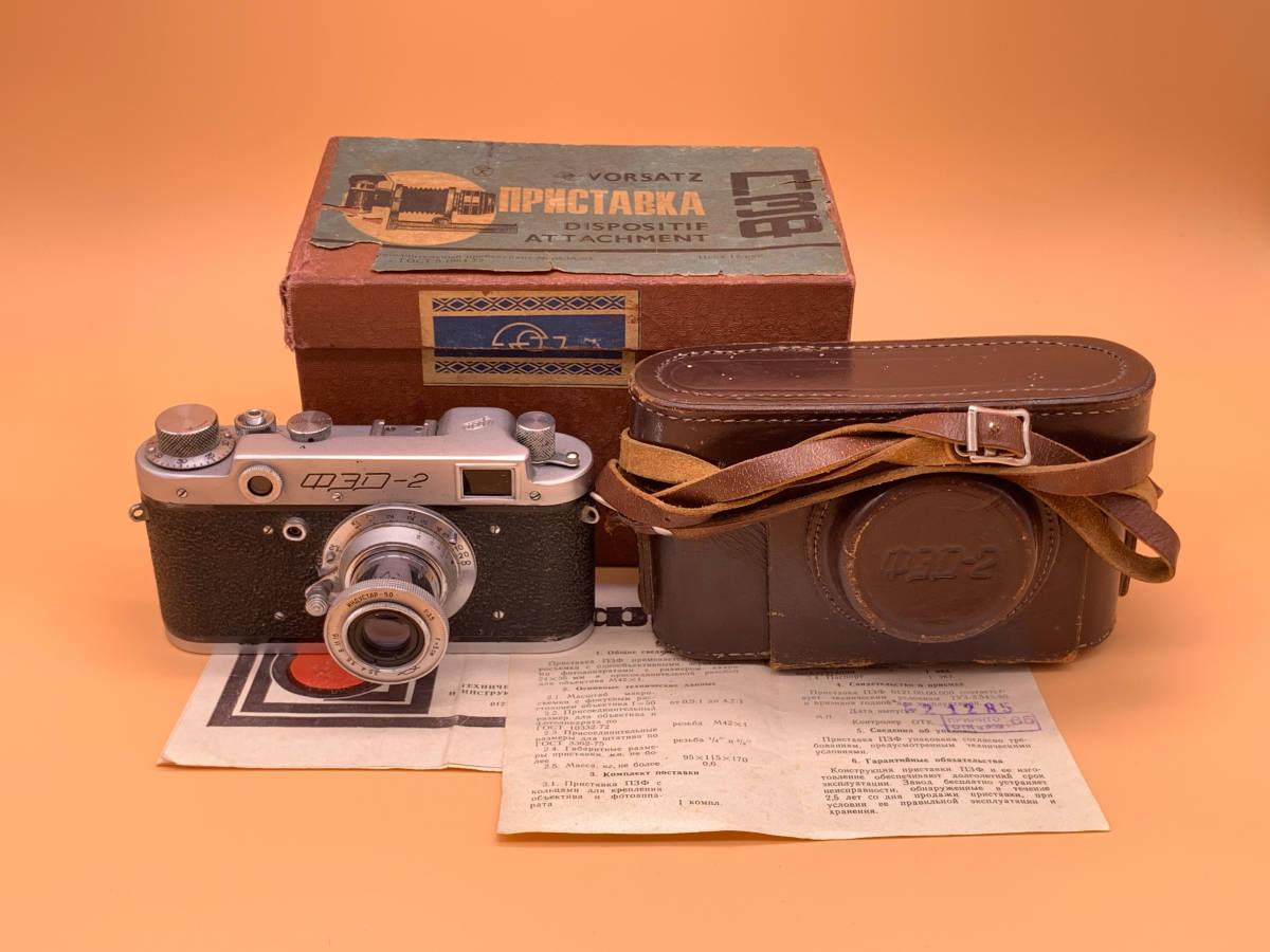 FED3 ソビエト連邦 ロシアンカメラ RF 35 mmカメラindustar-61 L/D 50