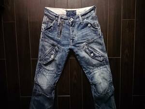 【Sale】G-STAR RAW♪SCUBA 5620 TAPERED♪白釦♪ジースター♪立体裁断♪最高傑作♪W29 L32♪50214 2537 1363