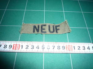 Ql601 eu古着 ドイツ軍 ネームテープ ネームタグ ワッペン レターパックライト 定形郵便