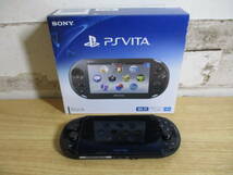 1ZC〔SONY PS Vita PCH 2000 ブラック 動作確認済 初期化済 箱付 付属品欠品〕ソニー プレイステーションVita_画像1