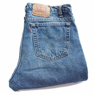 ★90s カナダ製 Levi'sリーバイス 512 デニムパンツ w36 L32★SDP1304 オールド ビンテージ ジーンズ テーパード スリム スキニー