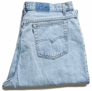 ★90s USA製 Levi'sリーバイス 902 デニムパンツ アイスブルー 18★オールド ジーンズ テーパード バギー ハイウエスト シルバータブ