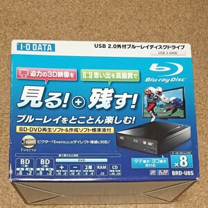 I-O DATA USB2.0外付ブルーレイディスクドライブ BRD-U8S