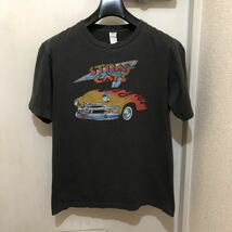 S〜M相当！STRAYCATS ストレイキャッツ 古着半袖Tシャツ チャコール 要サイズ確認！_画像8