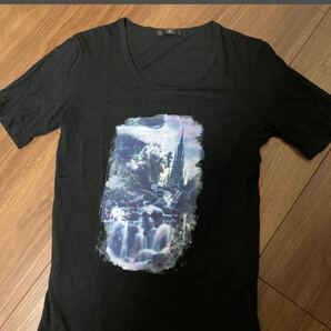 THE TWELVE/フォトデザインTシャツ 黒 48(S~M相当)